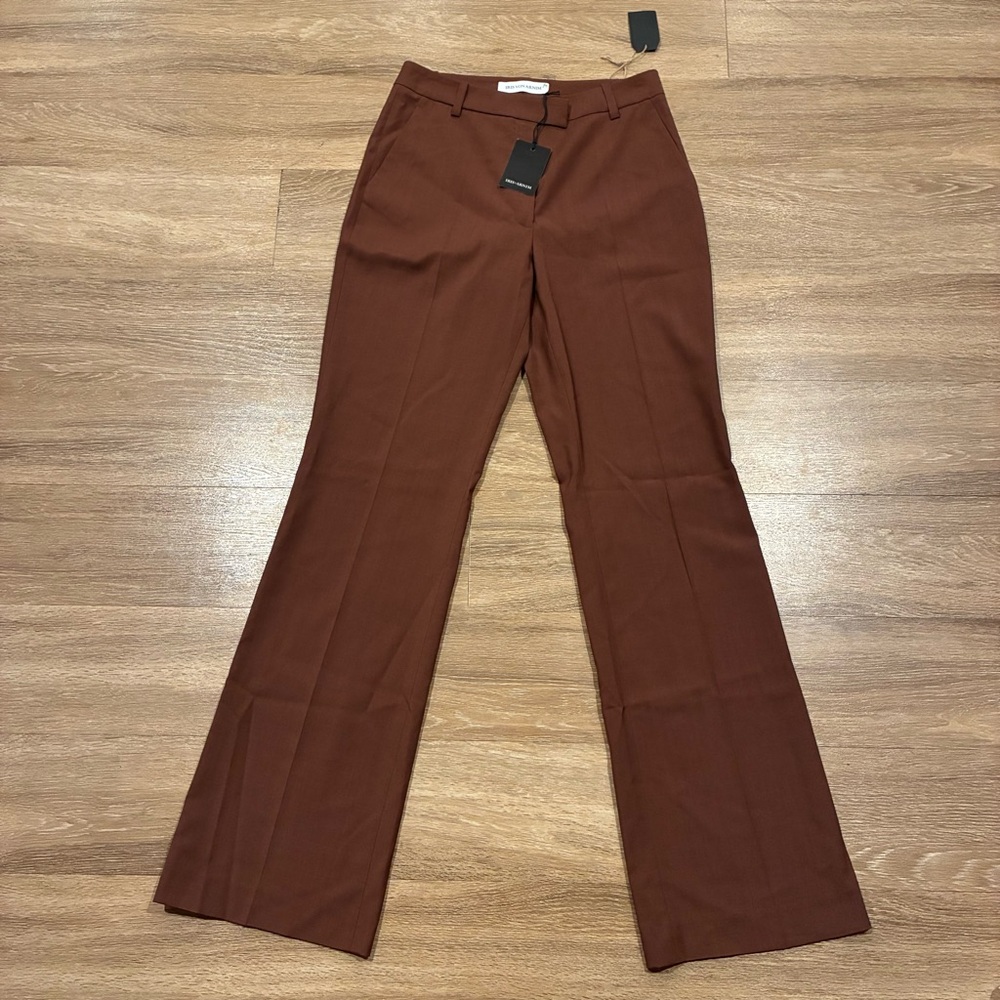IRIS VON ARNIM Women's Pants Lumira Wool Trousers Size 34 Flared Bootcut